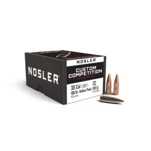 Nosler Custom Competition Rifle Bullets .30 cal .308″ 168 gr HPBT 100/ct