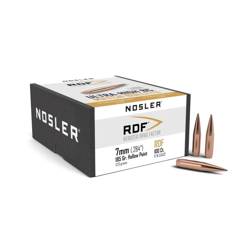 Nosler RDF Match Rifle Bullets 7mm .284″ 185 gr HPBT 100/ct Nosler RDF Match Rifle Bullets 7mm .284″ 185 gr HPBT 100/ct