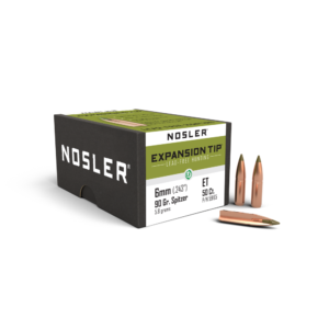 Nosler E-Tip Lead-Free Hunting Rifle Bullets .243/6mm .243″ 90 gr SPTZ E-TIP 50/ct