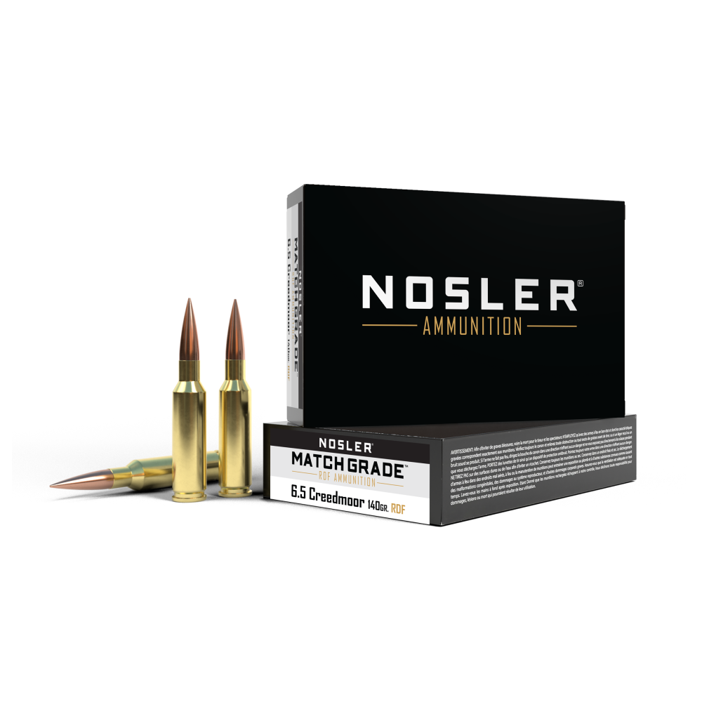 Nosler RDF Match Grade Rifle Ammunition 6.5 Creedmoor 140gr OTM 2650 fps 20/ct Nosler RDF Match Grade Rifle Ammunition 6.5 Creedmoor 140gr OTM 2650 fps 20/ct
