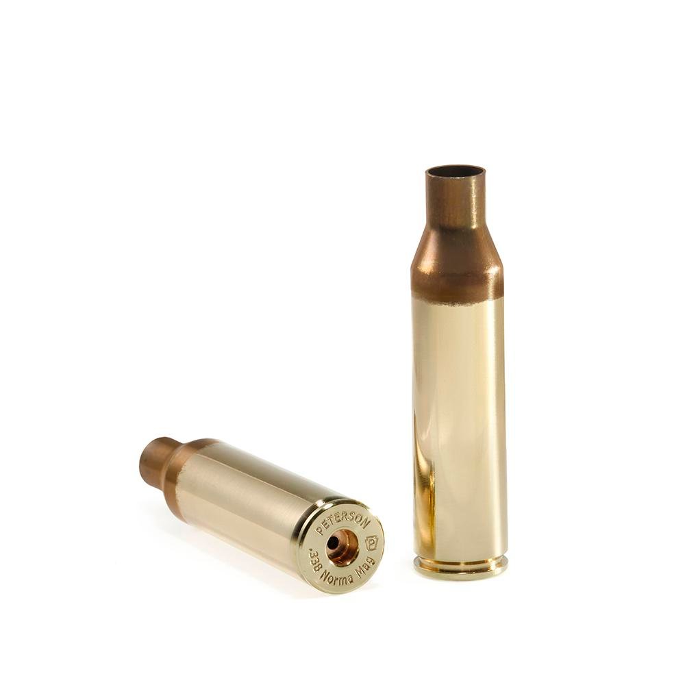 Peterson Unprimed Rifle Brass 338 Norma – 50/ct Peterson Unprimed Rifle Brass 338 Norma – 50/ct