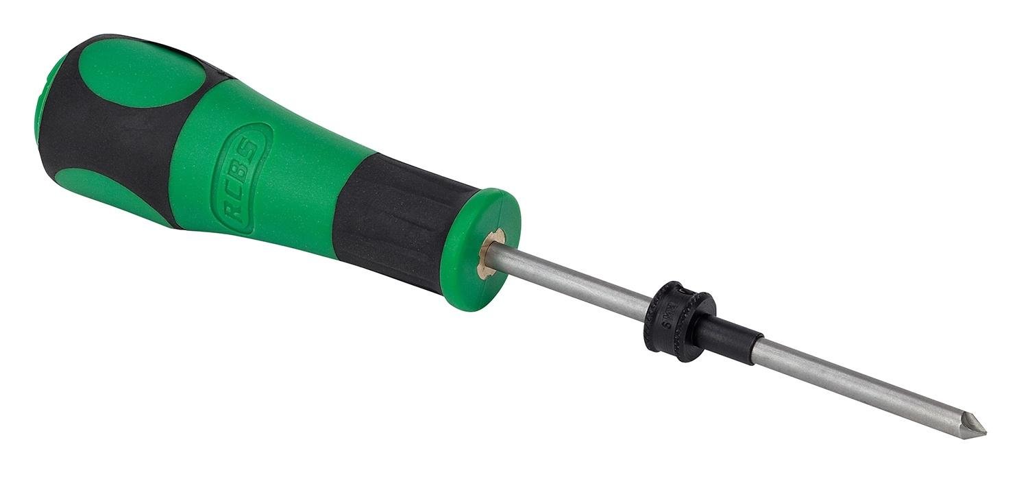 RCBS Flash Hole Deburring Tool with Case Pilot Stop .22 Cal RCBS Flash Hole Deburring Tool with Case Pilot Stop .22 Cal