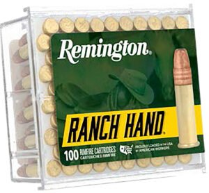 Remington Ammunition R21263 Ranch Hand  22LR 40gr Plated Lead Round Nose 100 Per Box/50 Case