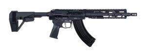 Grand Power 197892033039 ARAQ-S 7.62x39mm 20+1 11" Black, Receiver w/Picatinny Rail, M-LOK Handguard, Black Polymer SB Tactical SBA5 Brace, Black Pistol Grip, Right Hand