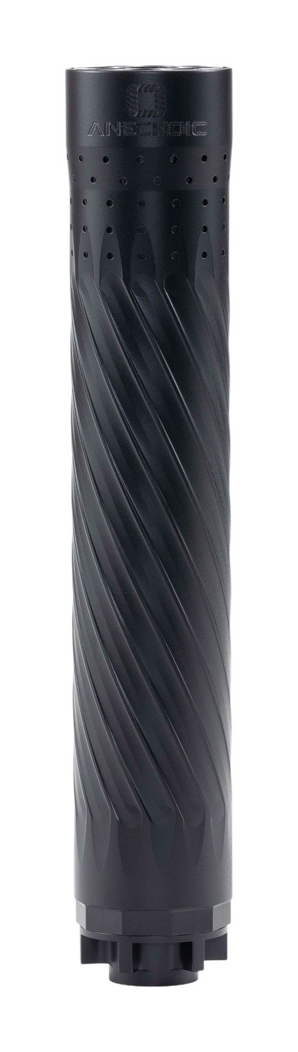 Anechoic F22LITE-B Fibonacci 22 Lite 22Cal 1.10" Black Titanium 1/2"x28