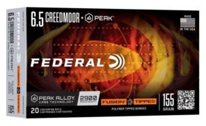 FED FUSION 6.5CREED +PEAK 155GR TIPPED 20/10